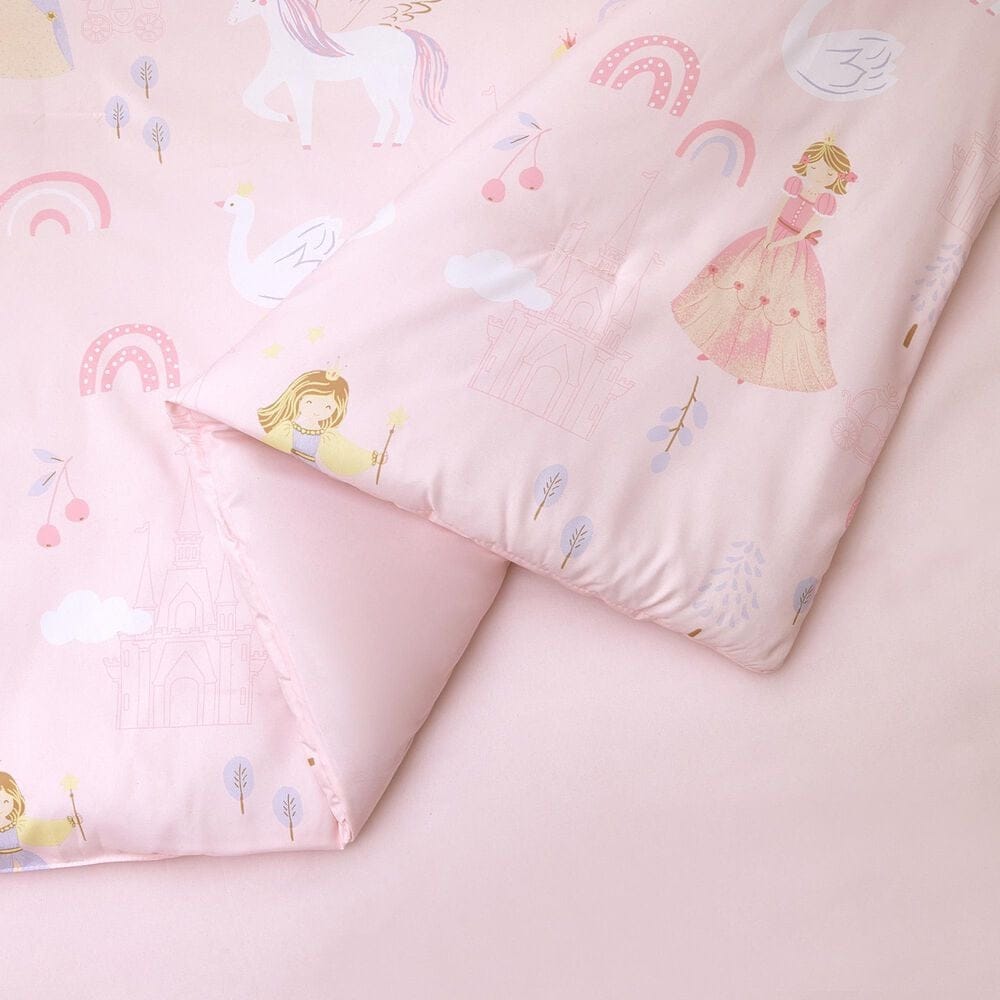 Urban Playground Fairytale Princess 3-Piece Full/Queen Comforter Set in Pink, , large