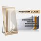 HOMLUX 58" x 18" Rectangular Leaning Floor Mirror in Gold, , large