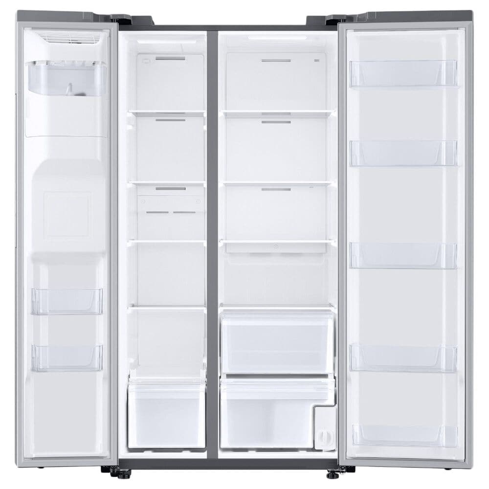 Samsung 22 Cu. Ft. Counter Depth Side by Side Refrigerator in Stainless Steel, , large