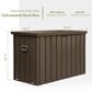 HOMLUX 200-Gallon Outdoor Storage Deck Box in Dark Brown, , large