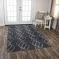 RIZZY Taylor 5" x 7"6" Charcoal and Black Area Rug, , large