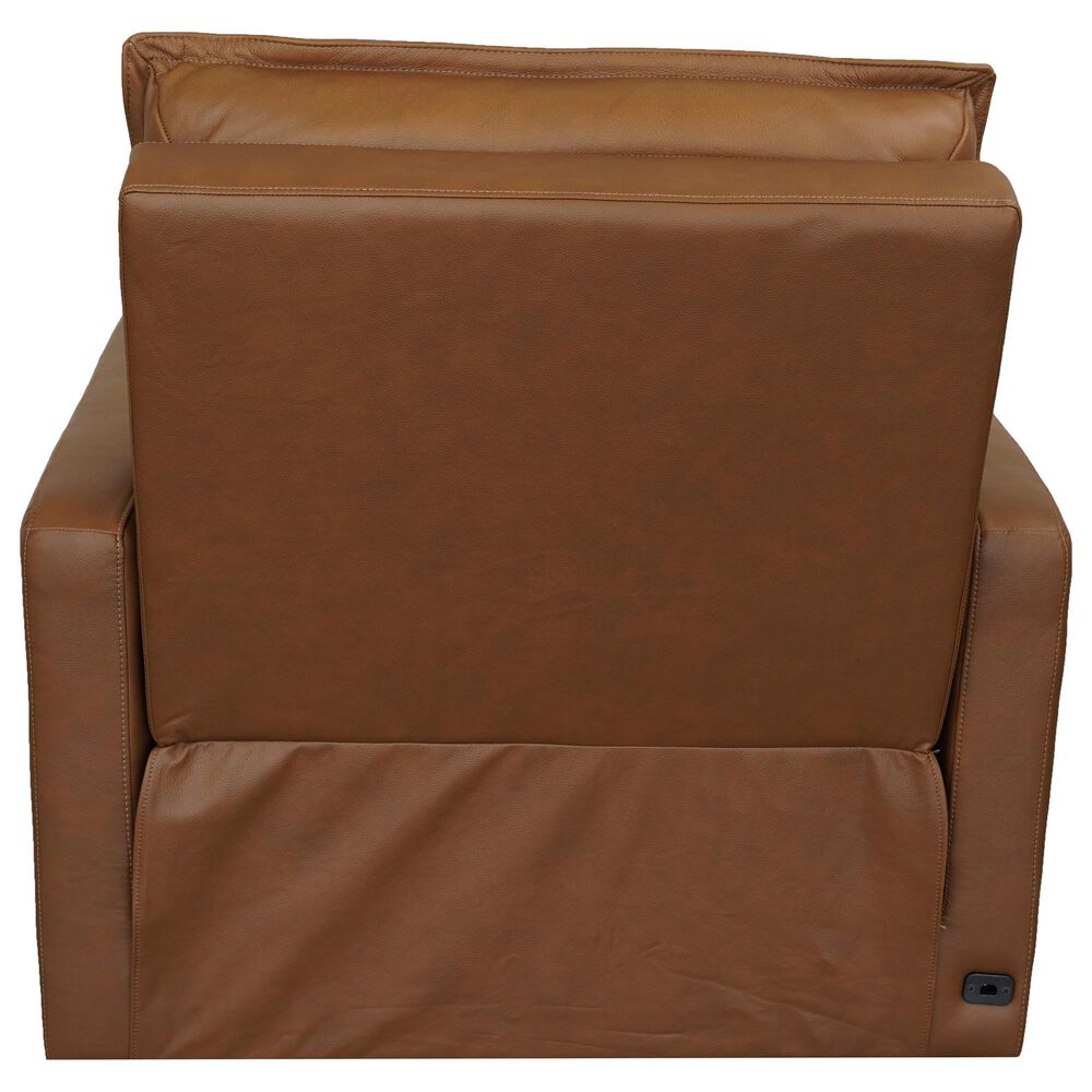 Aurora Furnishings Malta Power Zero Gravity Recliner with Vibration in Bourbon, , large