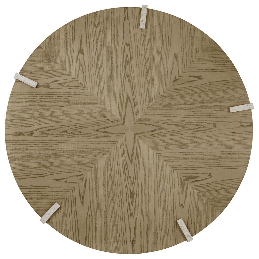 Theodore Alexander Catalina Round Cocktail Table in Dune and Mineral, , large
