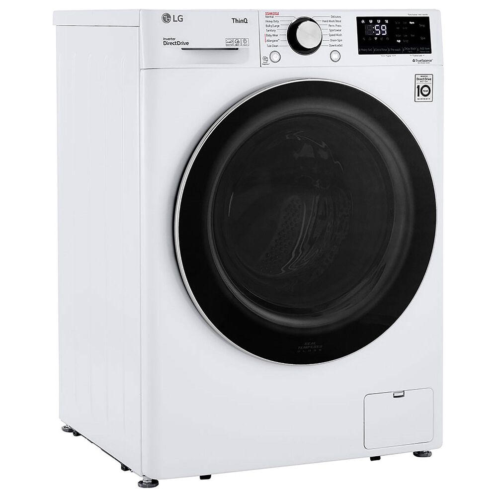 LG 2.4 Cu. Ft. Smart Front Load Washer in White, , large