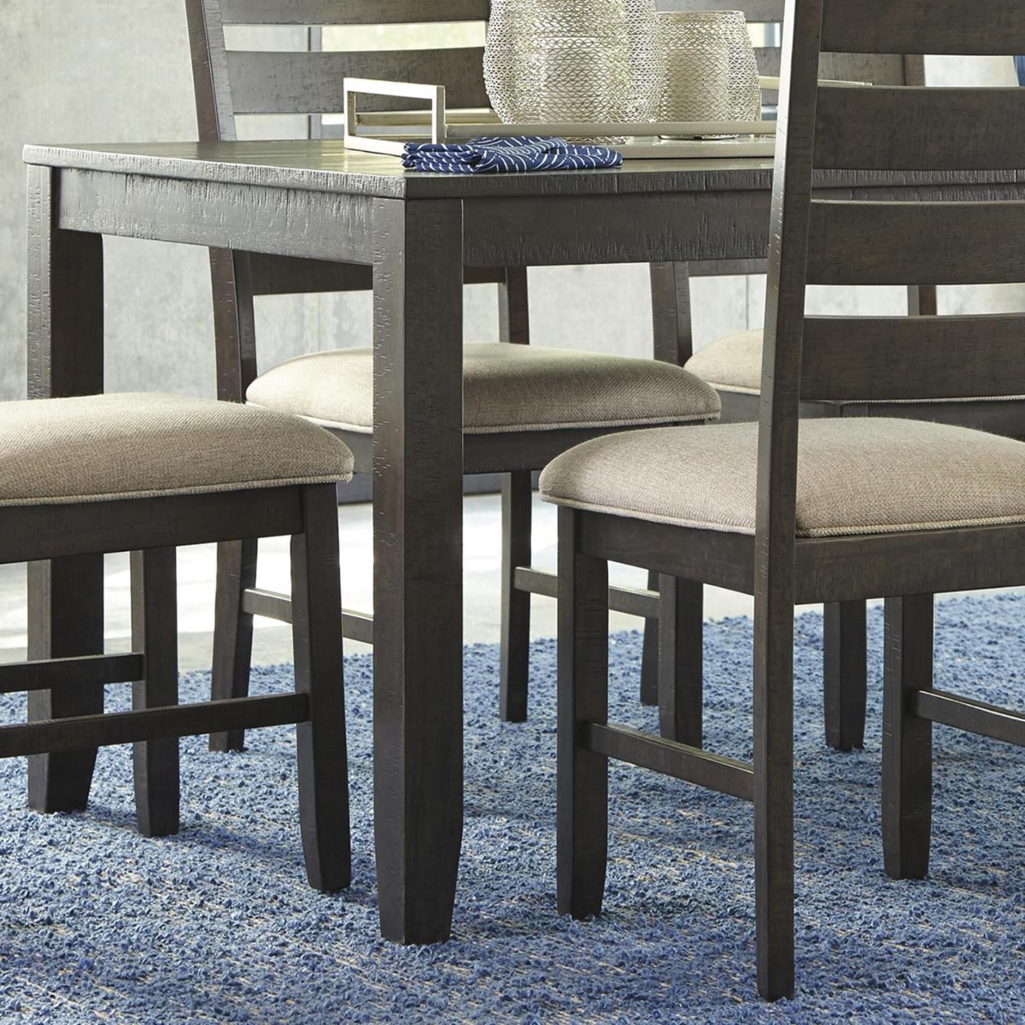 Signature Design by Ashley Rokane 7-Piece Dining Set in Light