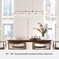 Hunter Xidane 5-Light Linear Chandelier in Alturas Gold, , large