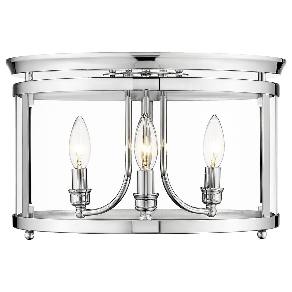 Golden Lighting Payton Flush Mount in Chrome, , large