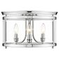 Golden Lighting Payton Flush Mount in Chrome, , large