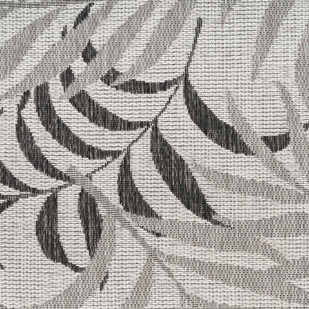 Nourison Garden Oasis Nature Grey 9&#39; x 12&#39; Indoor/Outdoor Area Rug, , large