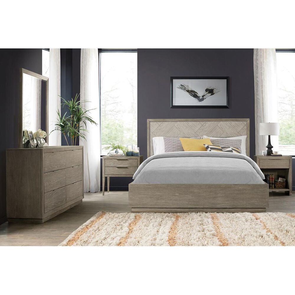 Shannon Hills Zoey 4 Piece King Storage Bedroom Set in Urban Gray and Light Gray, , large