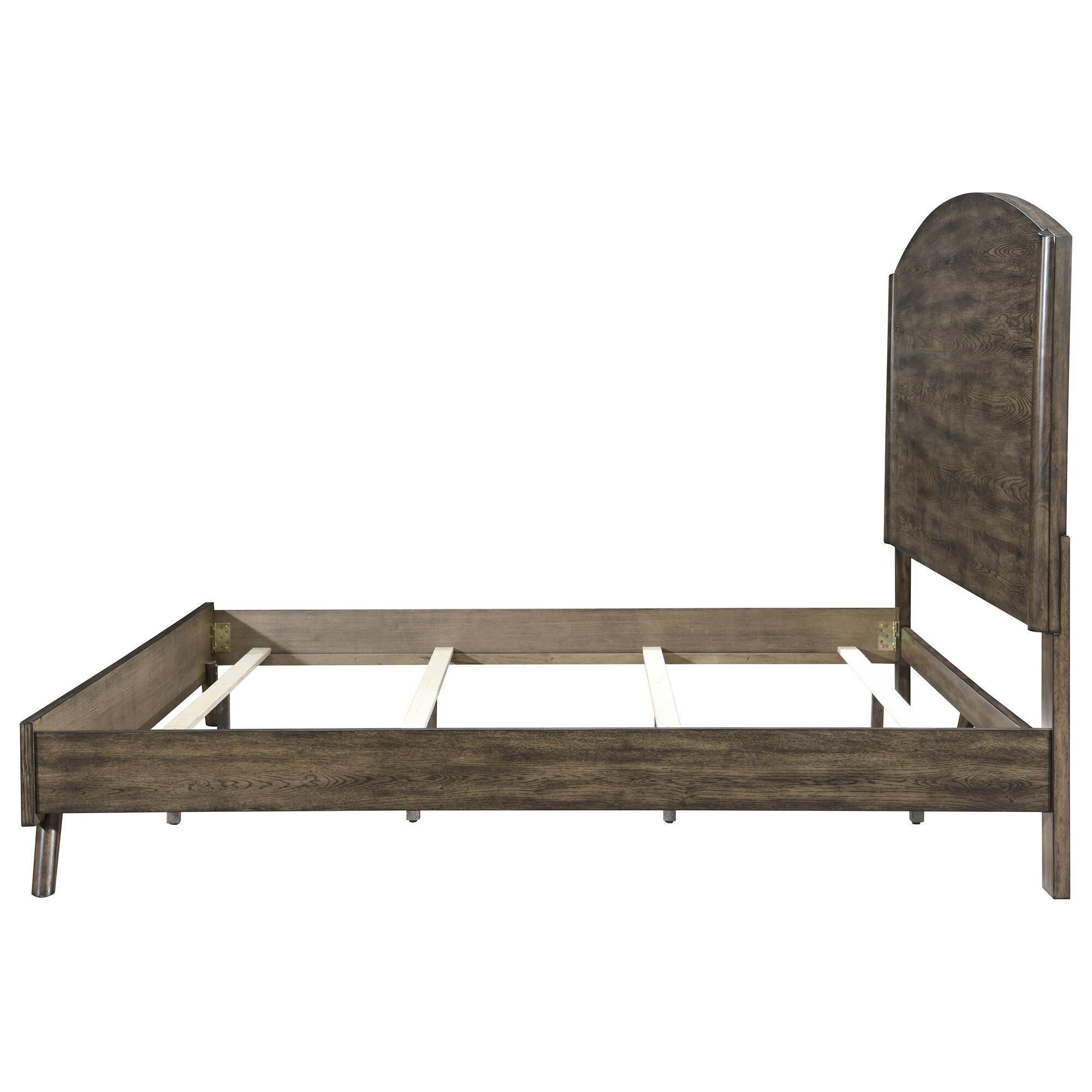 New Heritage Rex 5-Piece Queen Panel Bedroom Set in Walnut