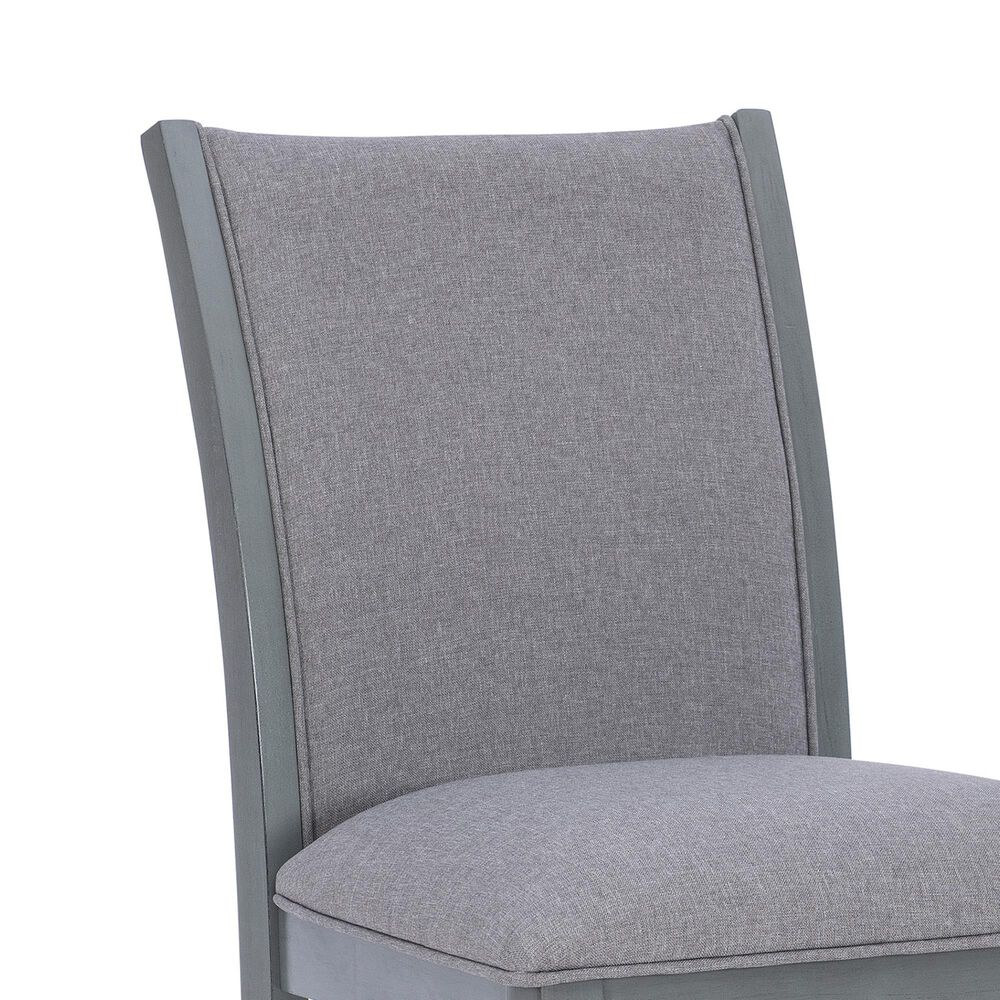 Linon Home Decor Bellevue Counter Stool in Light Grey (Set of 2), , large