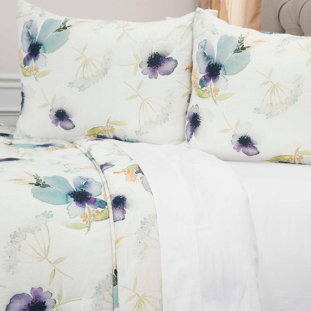 Rizzy Home Caterine 8-Piece Queen Quilt Set in White/Green, , large
