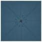 Garden Party 10" Square Cantilever with Blue Jay Canopy in Black, , large