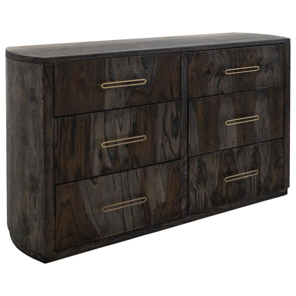 Fallridge Balam 6-Drawer Dresser Only in Stained Dark, , large