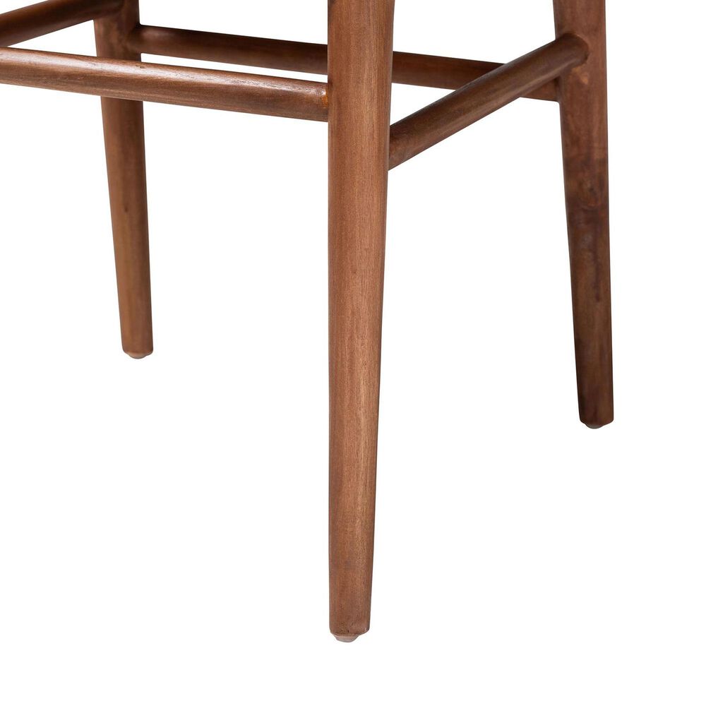 Baxton Studio Nadim Side Chair in Natural Brown (Set of 2), , large