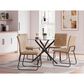 Ashley Pharwynn Round Dining Table in Dark Gunmetal - Table Only, , large