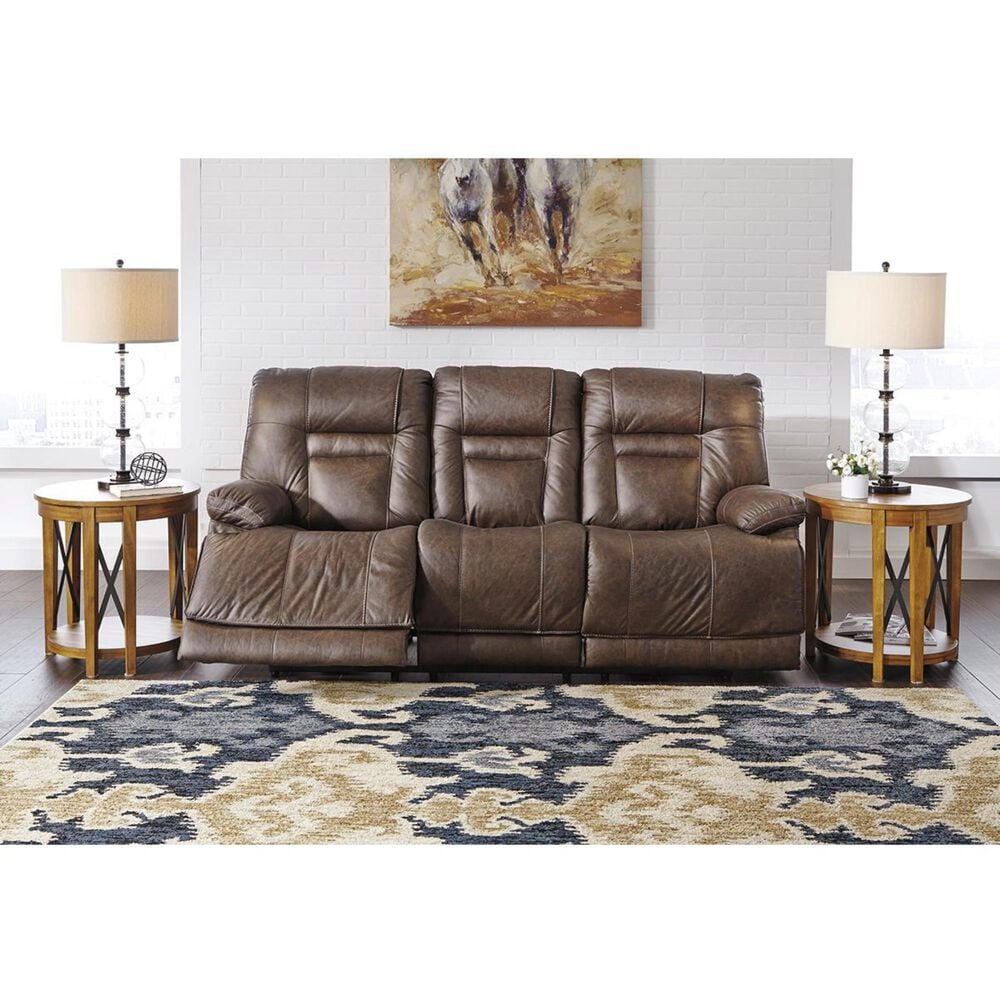Ashley Wurstrow Power Reclining Sofa with Adjustable Headrest in Umber, , large