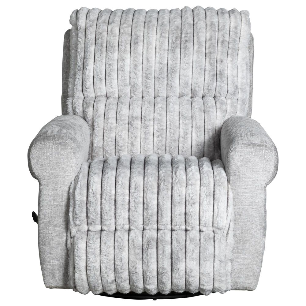 Hartsfield Foxy Swivel Glider Recliner in Nickel, , large