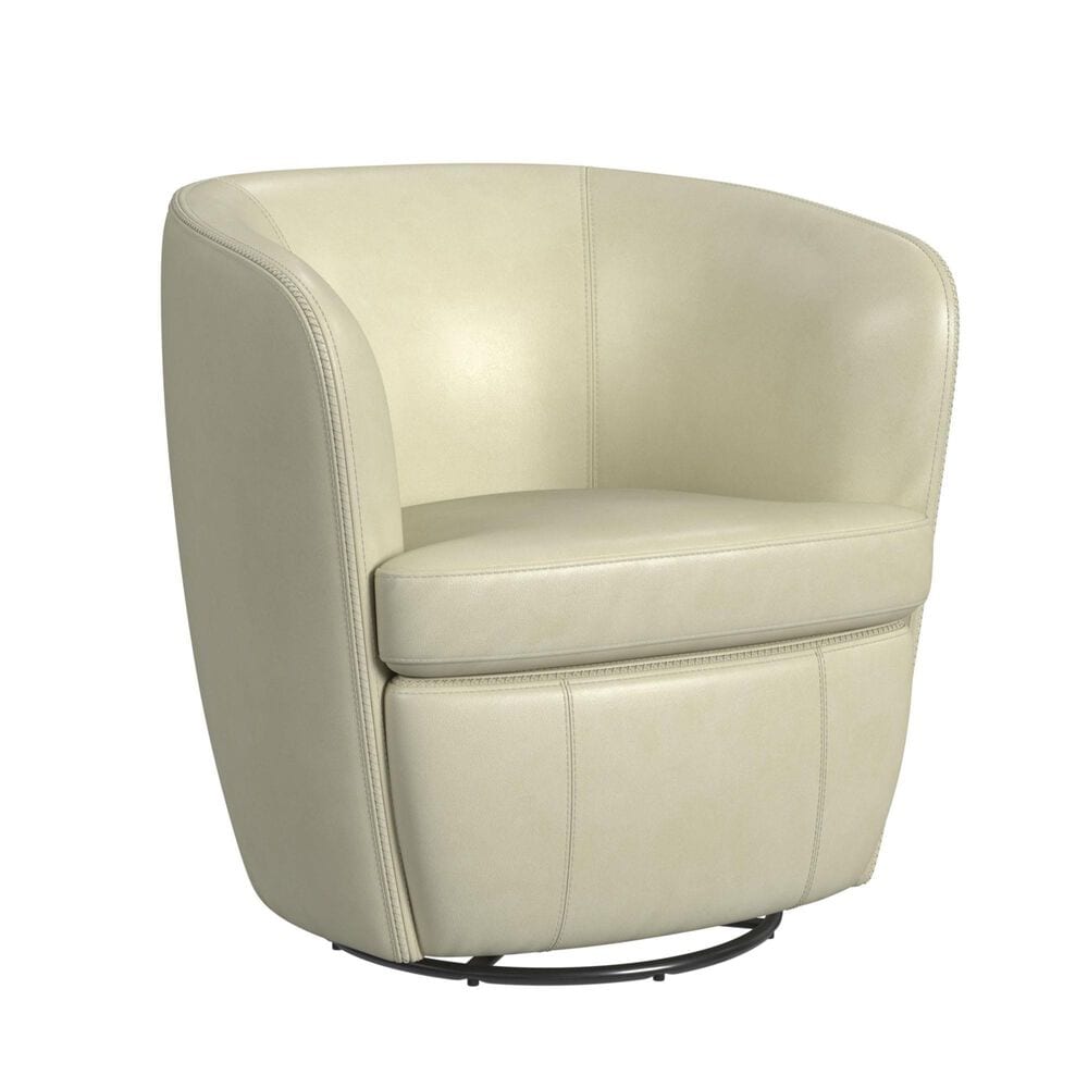Mayberry Hill Vito Swivel Chair in Cream, , large