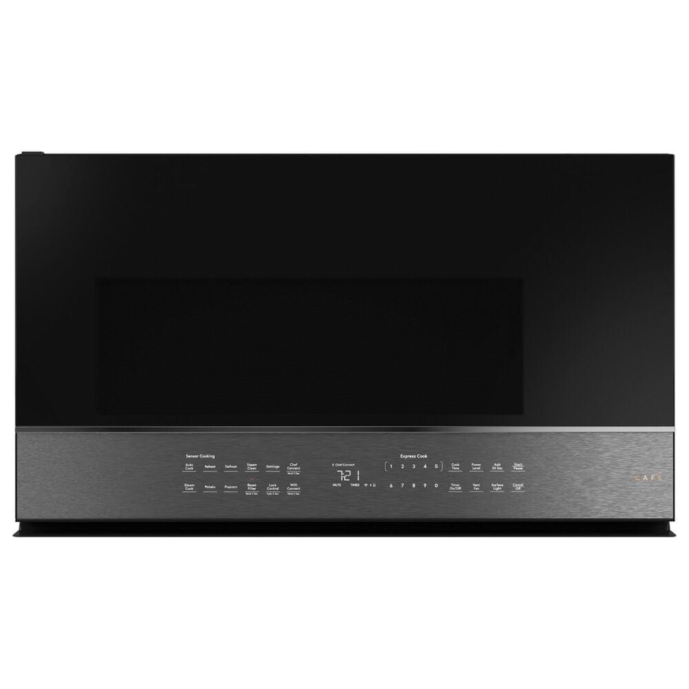 Cafe 2.1 Cu. Ft. Smart Over-the-Range Microwave Oven in Platinum, , large