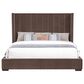 Crystal City Pearson King Upholstered Bed in Chocolate, , large