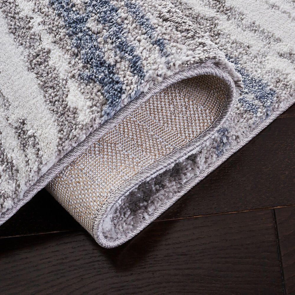 Safavieh Century 2&#39; x 9&#39; Grey and Blue Runner, , large