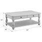 Golden Wave Furniture New Haven 2-Drawer Coffee Table in Oyster Shell, , large