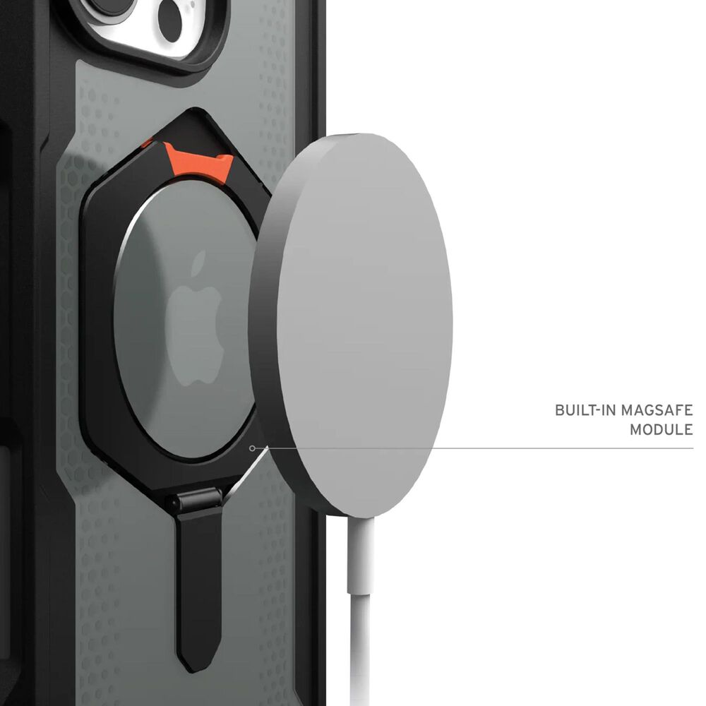 UAG Plasma XTE Series MagSafe Case for Apple iPhone 16 in Black and Orange, , large