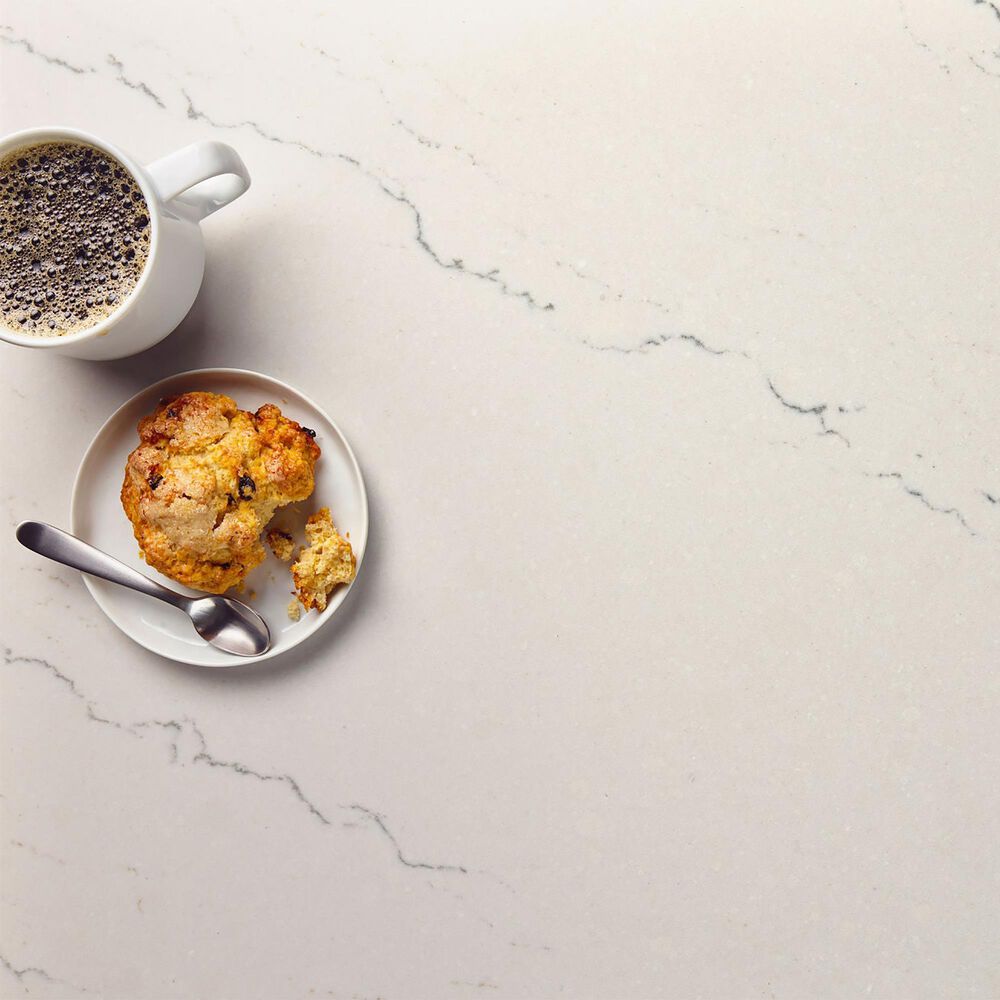 Cambria Luxury Beckington 3cm Quartz Countertop in White and Gray, , large