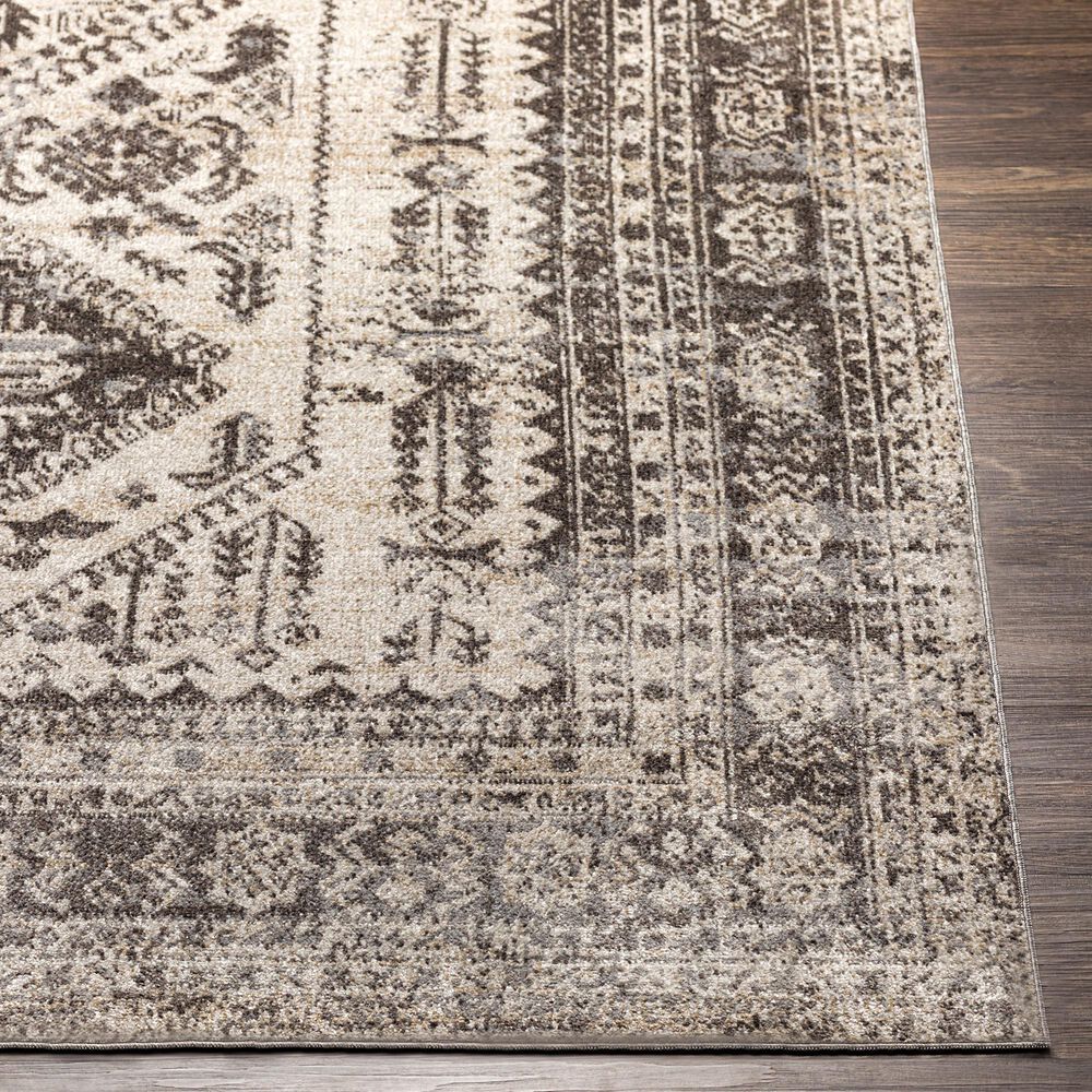 Surya Lavadora 2&#39;7&quot; x 7&#39;3&quot; Brown, Gray and Light Beige Runner, , large