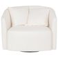Linon Home Decor Rory Swivel Accent Chair in Off White, , large