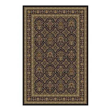 Radici USA Noble 1308 7"9" x 9"6" Black Area Rug, , large