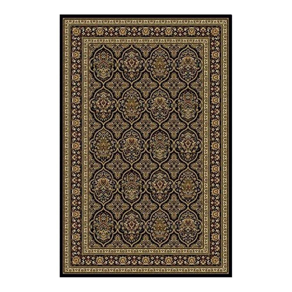 Radici USA Noble 1308 7'9" x 9'6" Black Area Rug, , large