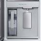 Samsung Bespoke 23 Cu. Ft. 4-Door Counter Depth French Door Refrigerator with Charcoal Glass Family Hub Panel Included  - Additional Panels Sold Separately, , large