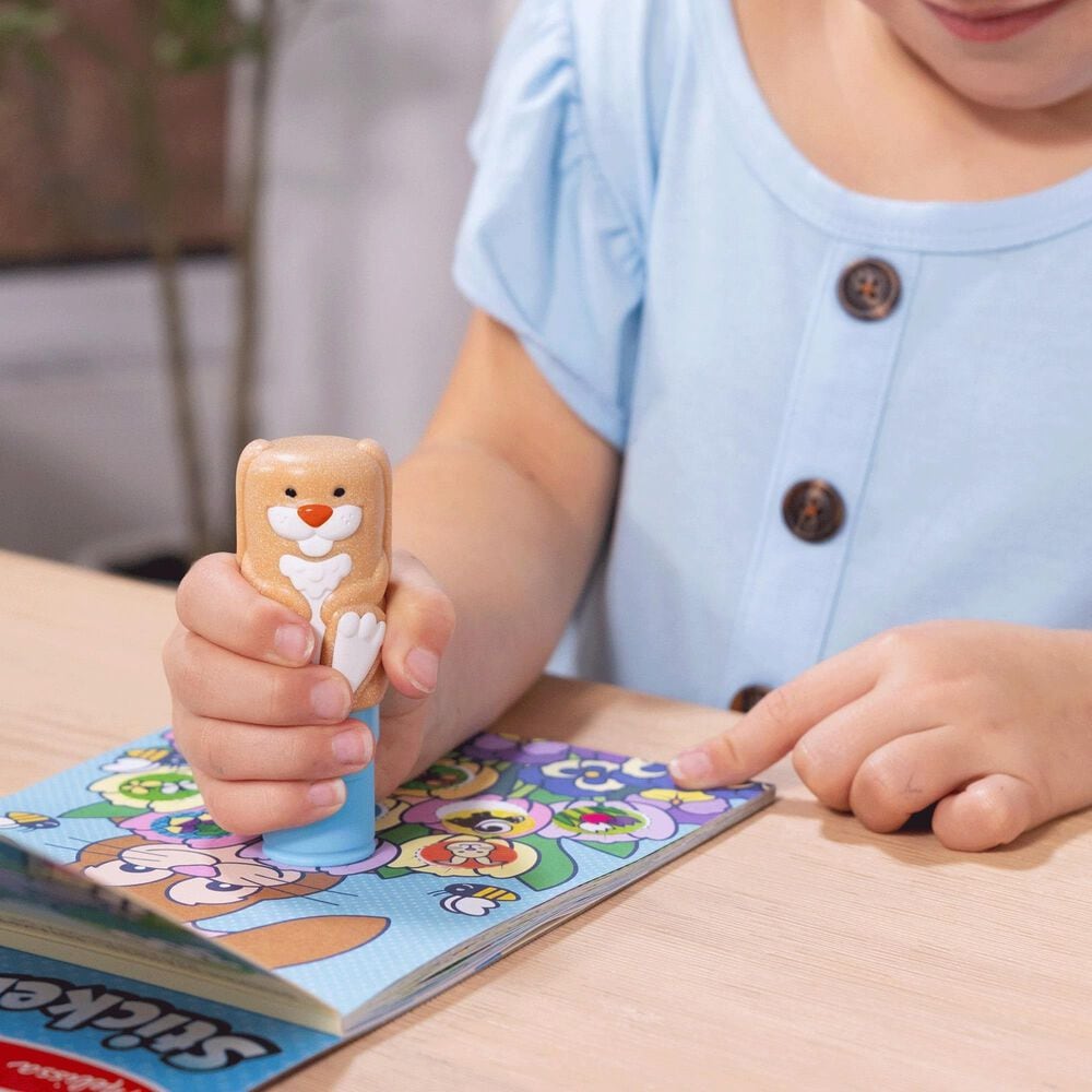 Melissa &amp; Doug Bunny 24-Page Activity Pad and Sticker Stamper in Multicolor, , large