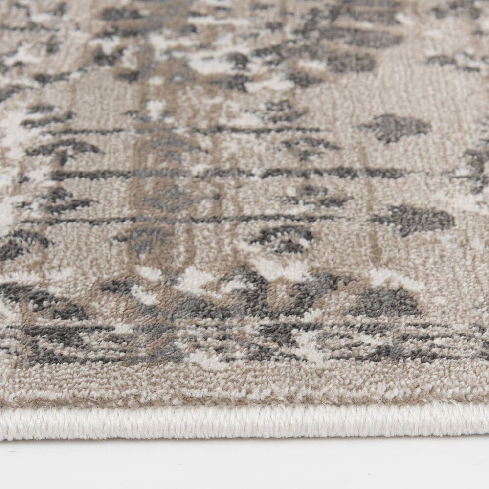 Central Oriental Adore Iliana 7&#39;10&quot; x 9&#39;10&quot; Beige and Orange Area Rug, , large