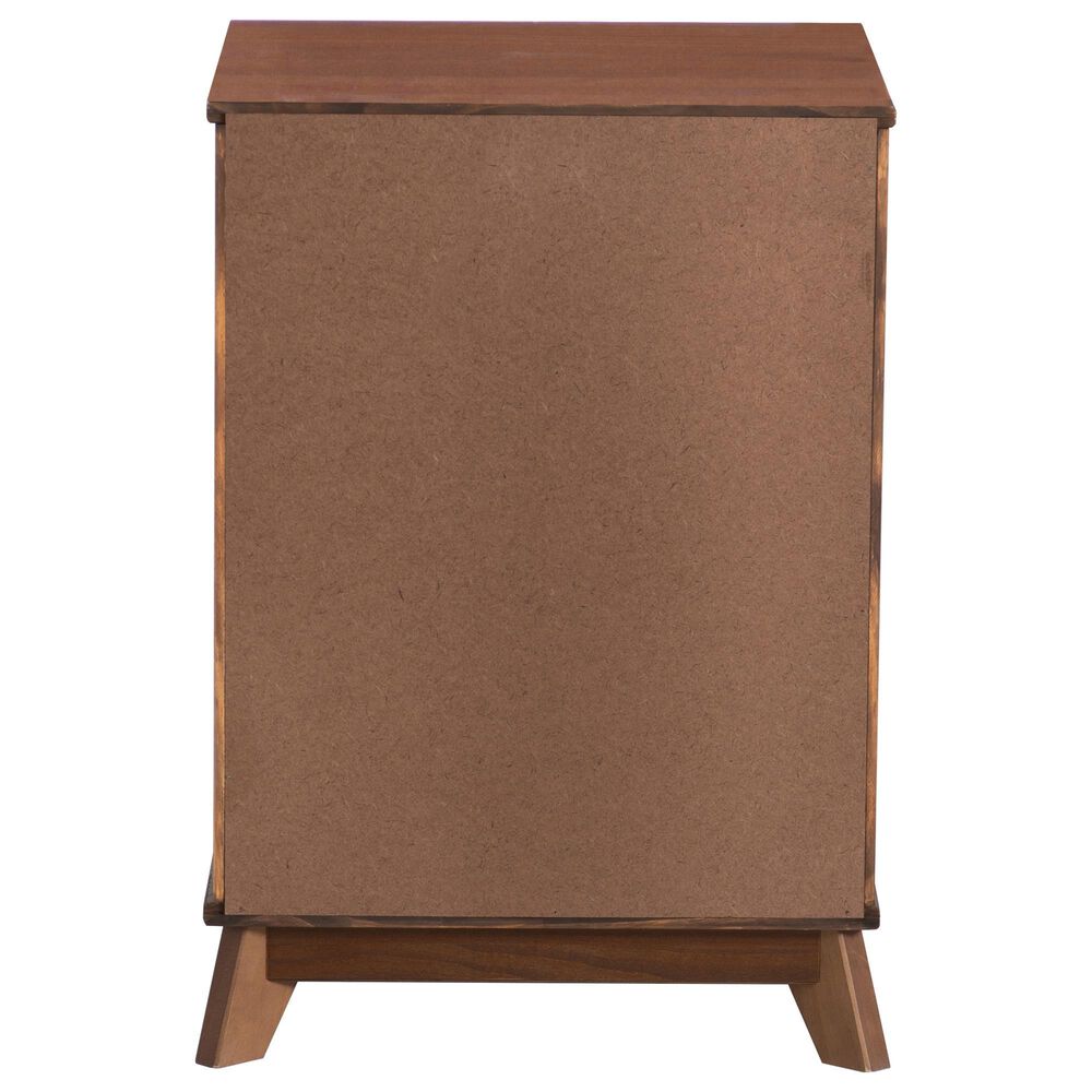 Linon Home Decor Polly 3-Drawer Nightstand in Walnut, , large