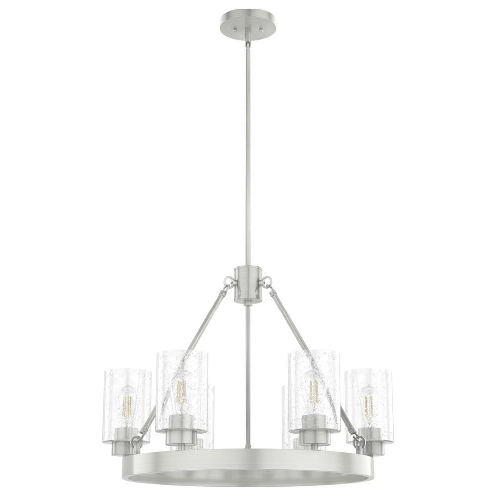 Hunter Hartland 6-Light Chandelier in Brushed Nickel, , large