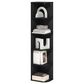 HOMLUX 5-Tier Corner Open Shelf Bookcase in Blackwood, , large
