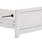 Ashley Altyra Twin Panel Bed in White with LED Headboard, , large