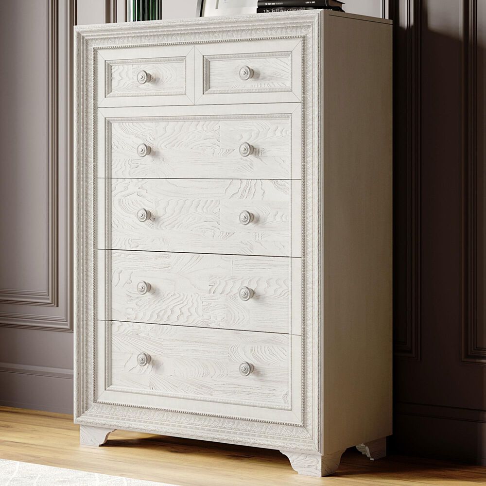 Chapel Hill Camila 6-Drawer Chest in Creamy White, , large