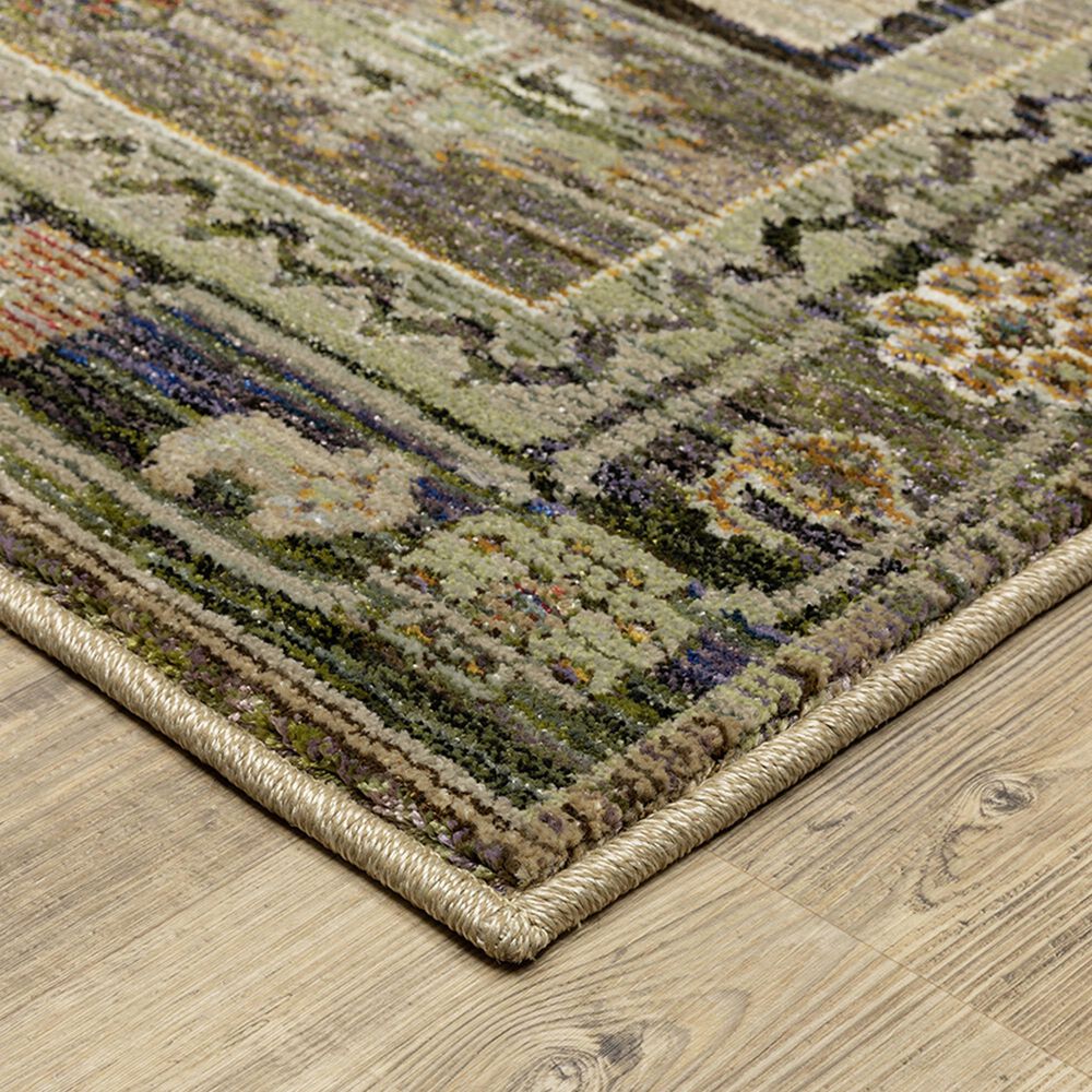Oriental Weavers Andorra 10&#39; x 13&#39;2&quot; Green and Multicolor Area Rug, , large