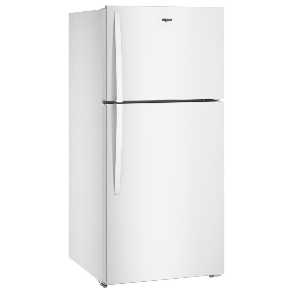 Whirlpool 19.2 Cu. Ft. Wide Top Freezer Refrigerator with Total Coverage Cooling in White, , large