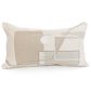 Nelson 22" x 12" Lumbar Pillow in Off White and Greige, , large