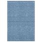 Dalyn Rug Company Soft Essentials Solid Denim 9" x 12" Area Rug, , large