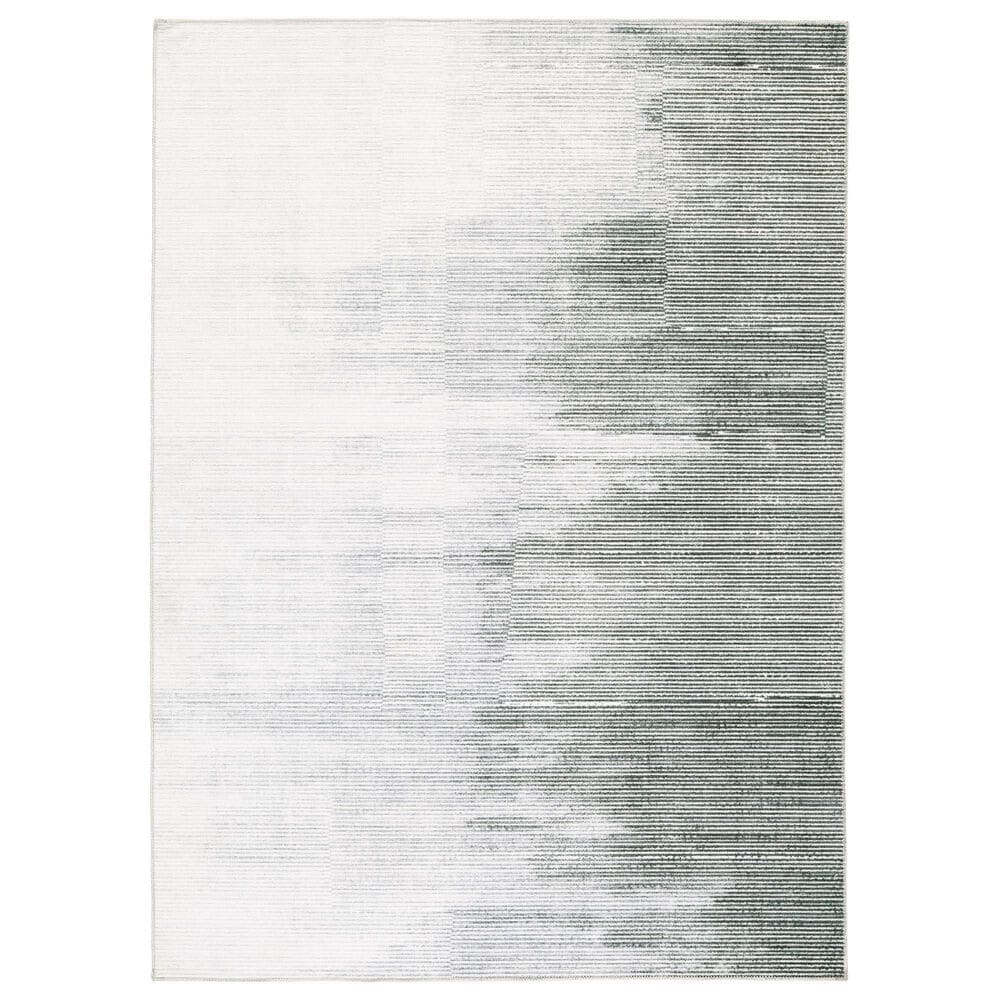 Ashley Milset 8"1" x 10" Black, White and Gray Area Rug, , large