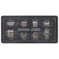 Mohawk Dri-Pro Coffee Guide 1"6" x 2"6" Multicolor Door Mat, , large