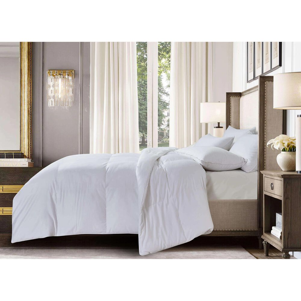 Blue Ridge Home Fashions Full/Queen All Season Down Alternative Comforter in White, , large
