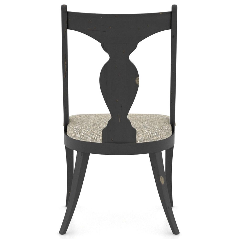 Canadel Champlain 5-Piece Round Dining Set in Distressed Black, , large